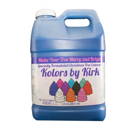 Kolors by Kirk Christmas Tree colorant 2.5 gallon jug
